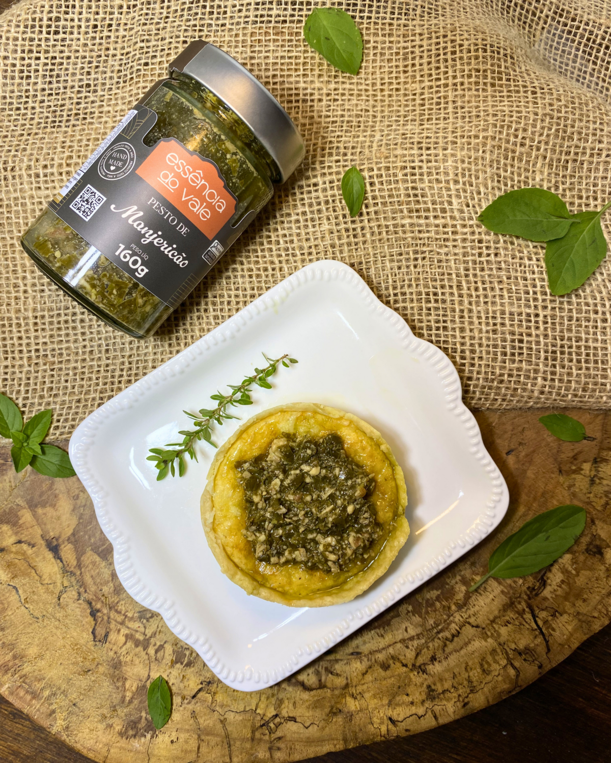 Pesto de Manjericão Essência do Vale 160g - Imagem 3