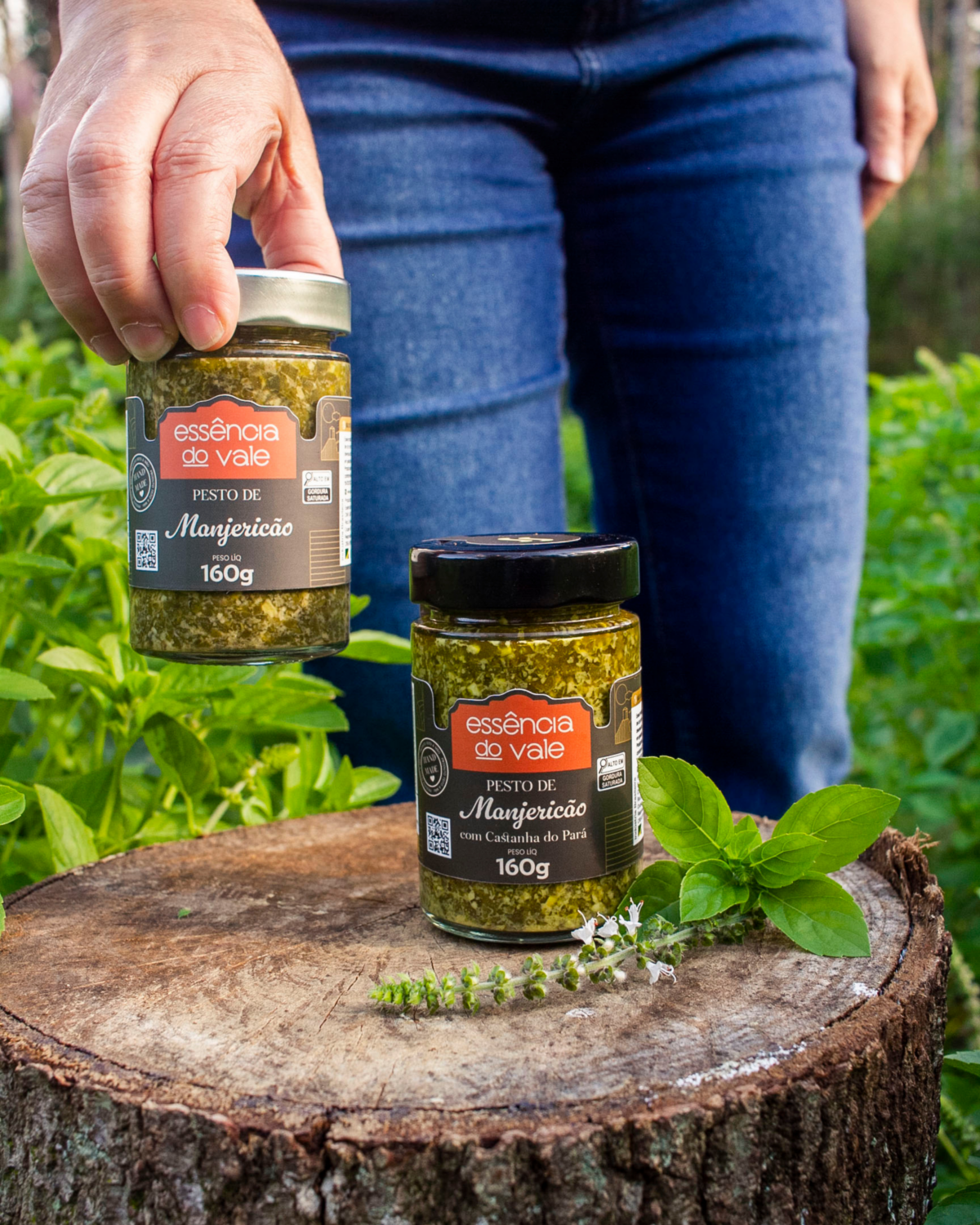 Pesto de Manjericão Essência do Vale 160g - Imagem 2