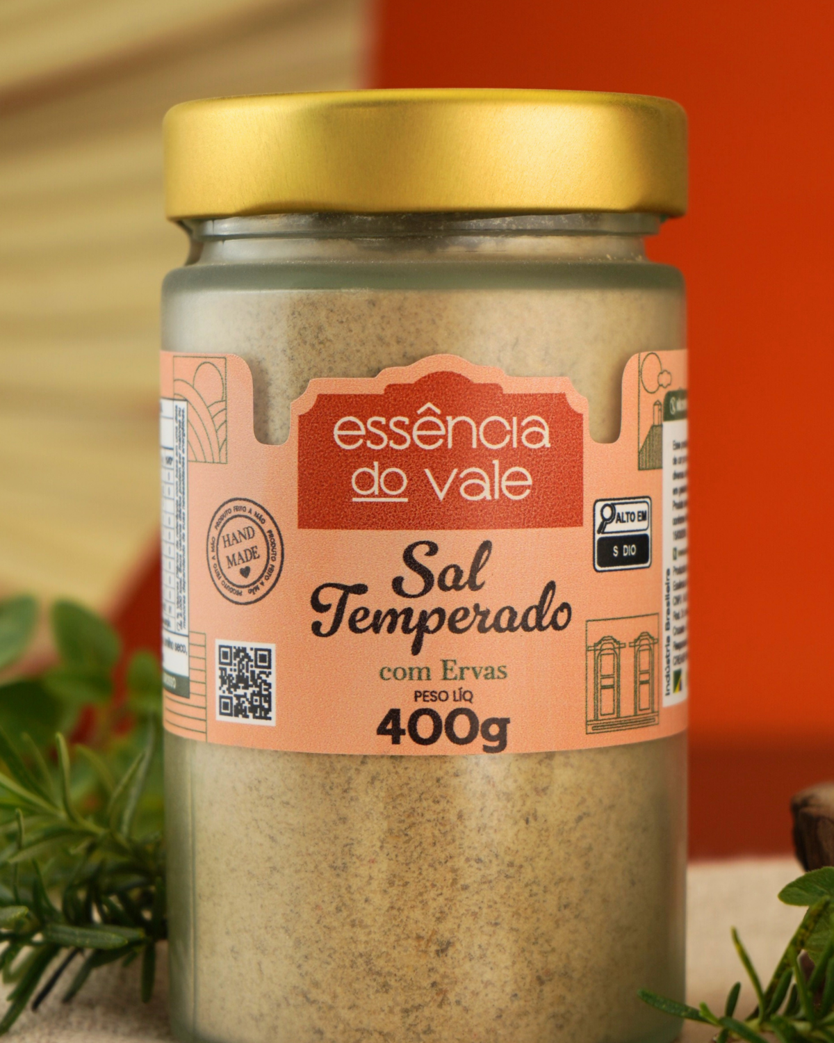 Sal Temperado com Ervas Essência do Vale 400g - Imagem 4