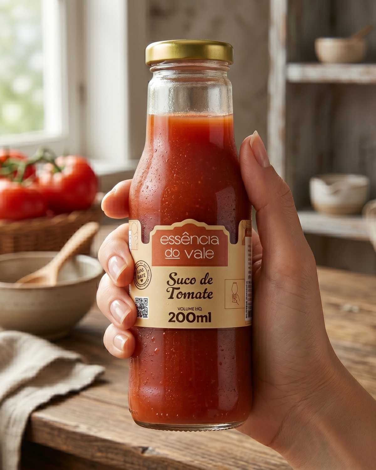 Suco de Tomate Integral da Essência do Vale 300g - Imagem 3