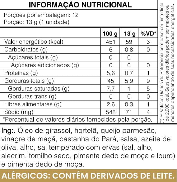 15446388490-oiii-64u1a47k0l.jpg Pesto de Hortelã com Castanha do Pará Essência do Vale 160g - Imagem 1