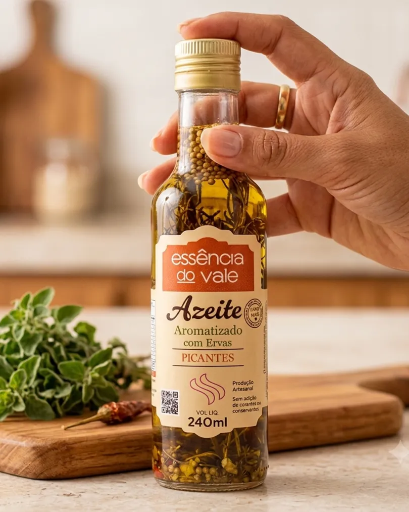 Azeite Aromatizado com Ervas Picantes 240ml - Imagem 4