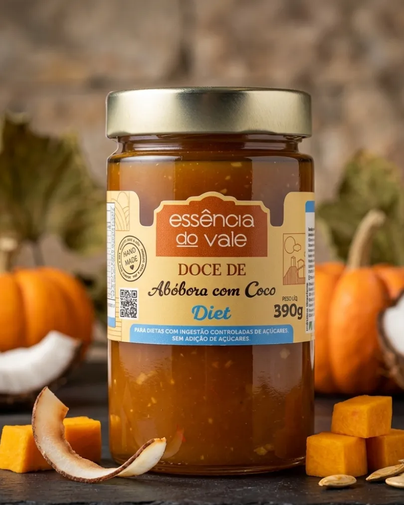 Doce de Abóbora com Coco Diet 390g - Imagem 2