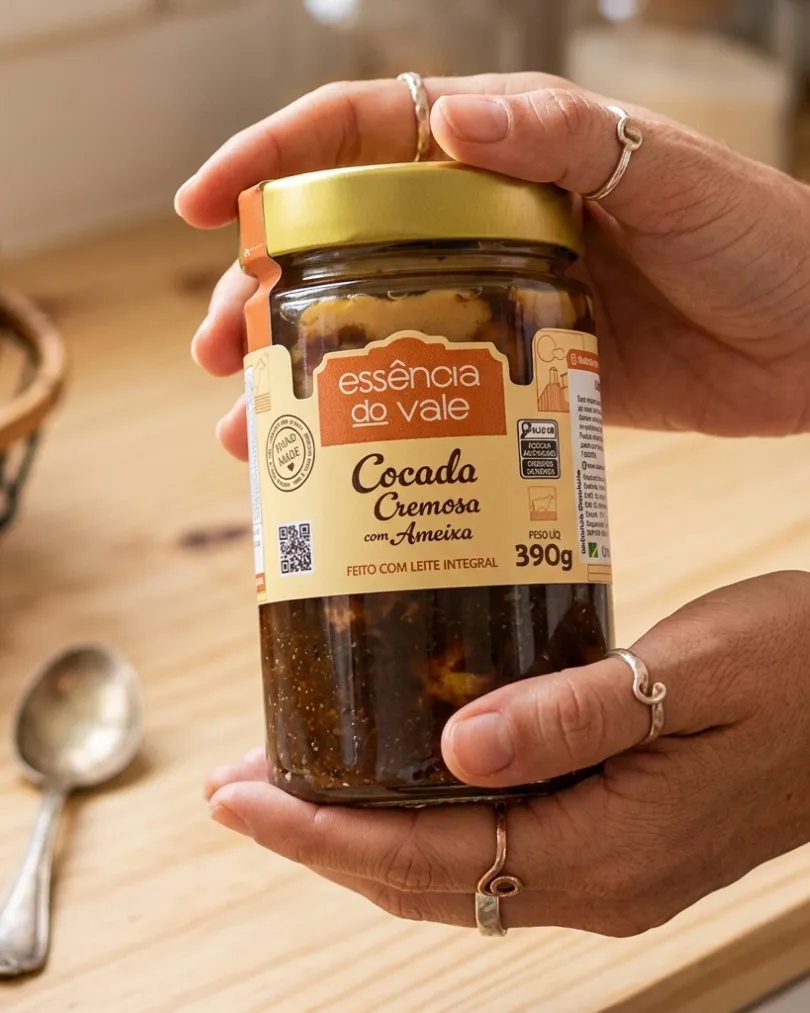 Cocada Cremosa com Ameixa Essência do Vale 390g - Imagem 2