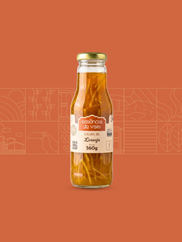 Calda Natural de Laranja Essência do Vale 380g